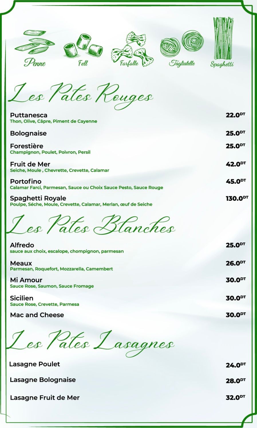 Menu Page 3